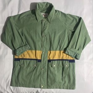 Vintage Maypole Green, Yellow & Blue Full Zip Jacket